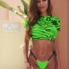 Bikini komplet Camo Crop Top