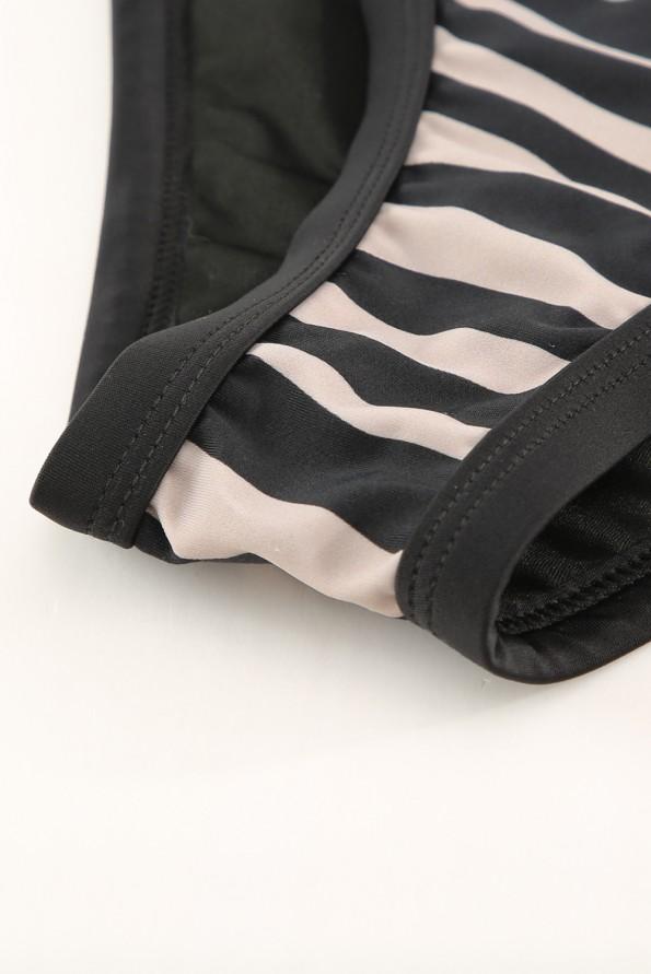 Bikini kopalke brez rokavov s potiskom zebra Necky