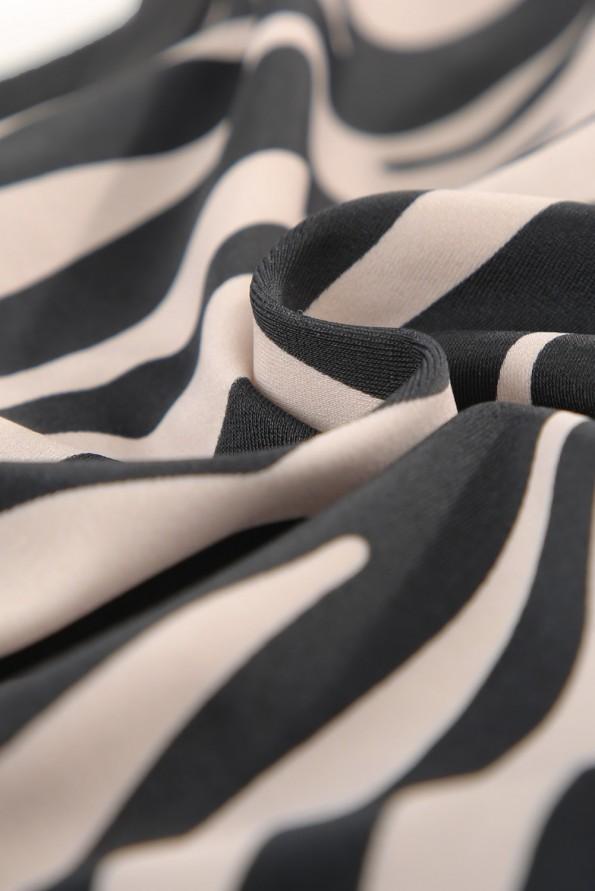 Bikini kopalke brez rokavov s potiskom zebra Necky