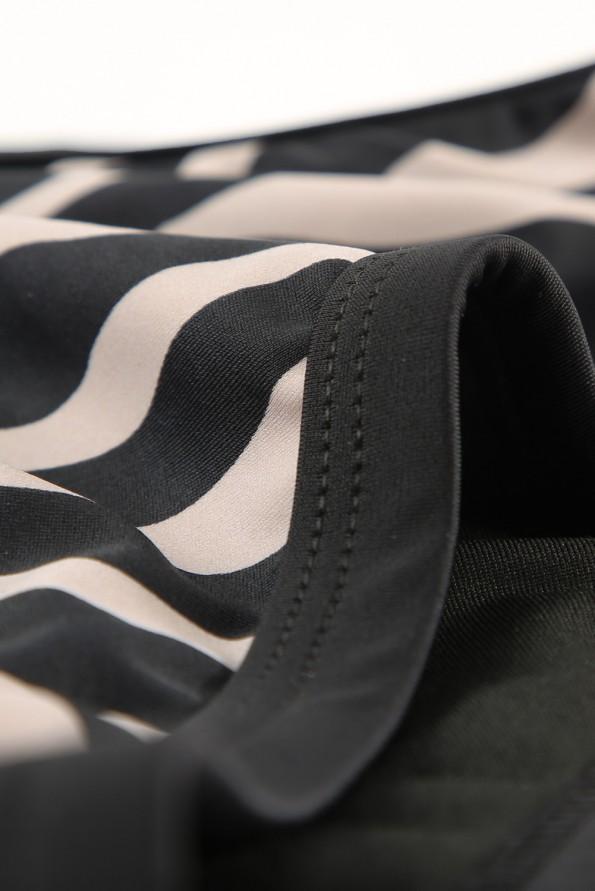 Bikini kopalke brez rokavov s potiskom zebra Necky