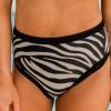 Bikini kopalke brez rokavov s potiskom zebra Necky