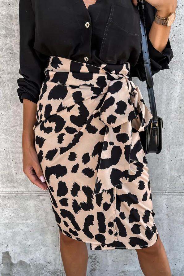 Leopard krilo z visokim pasom Anna