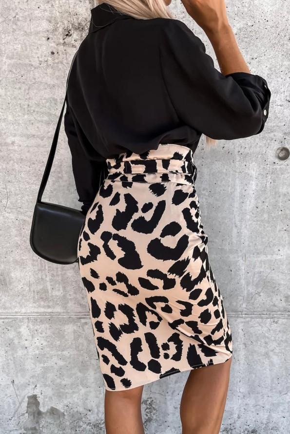 Leopard krilo z visokim pasom Anna