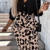 Leopard krilo z visokim pasom Anna