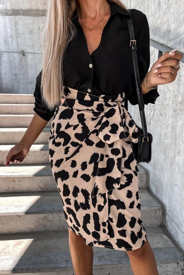 Leopard krilo z visokim pasom Anna