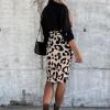 Leopard krilo z visokim pasom Anna