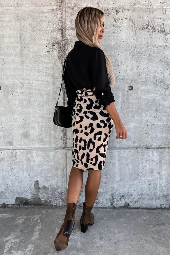 Leopard krilo z visokim pasom Anna