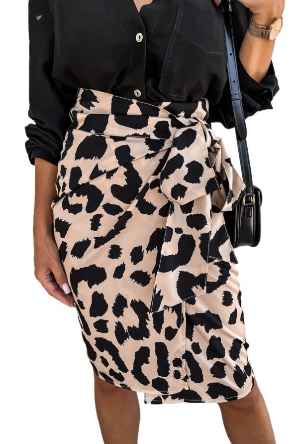 Leopard krilo z visokim pasom Anna