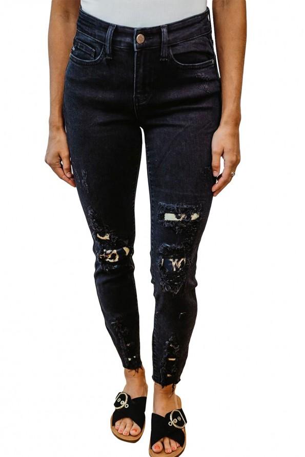 Leopard raztrgane kavbojke  Sanaya