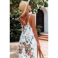 Maxi obleka s cvetličnim tiskom  Jenna