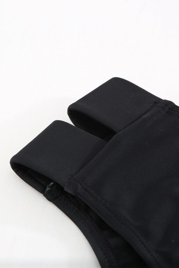 Nebeško modri komplet tankinija brez rokavov z abstraktnim tiskom Johanna