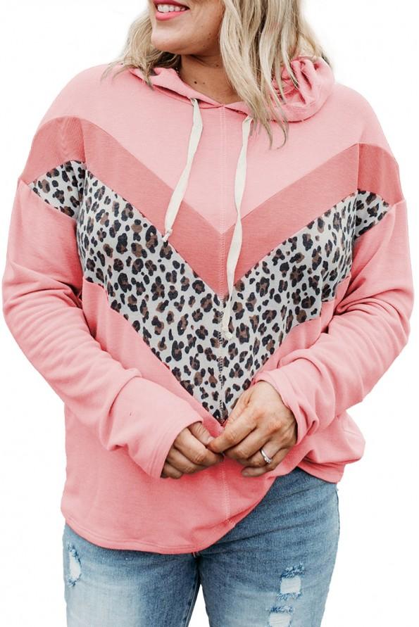 Pulover vrh s kapuco velike velikosti Heidi