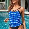 Tankini komplet s črtami  Blue 