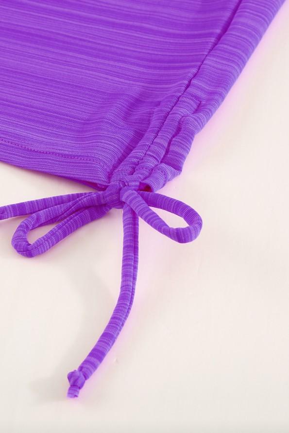 Tankini kopalke s podloženo vijolično potiskano barvo Violla