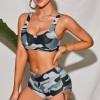 Zelene retro bikini kopalke Nina