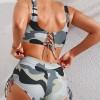 Zelene retro bikini kopalke Nina