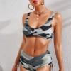 Zelene retro bikini kopalke Nina
