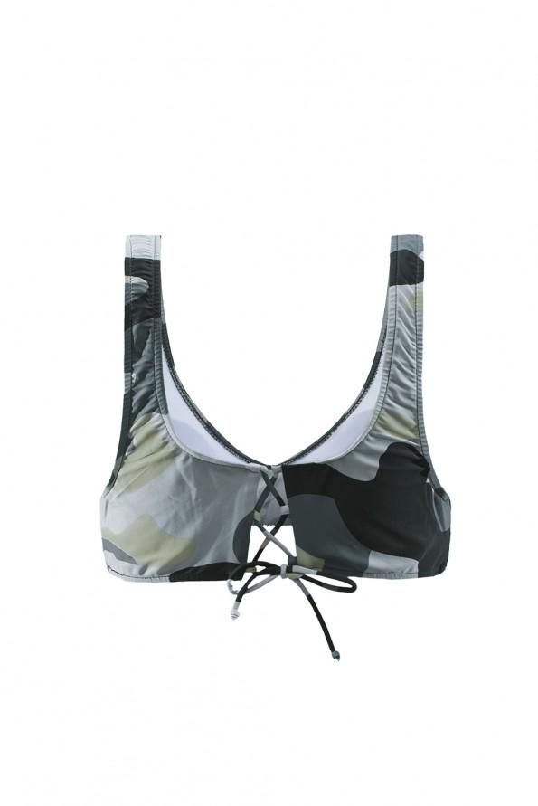 Zelene retro bikini kopalke Nina