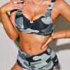 Zelene retro bikini kopalke Nina