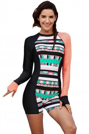 Asimetrične rash guard kopalke Makenzie