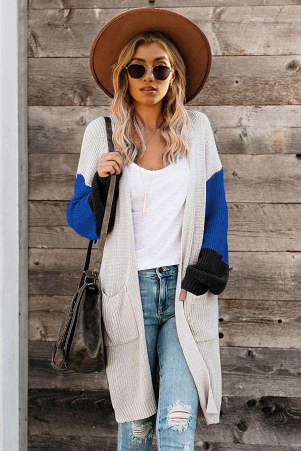 Bela bombažna jopica z žepkom Anna