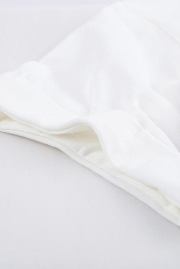 Bela kratka majica Marianna z napisom