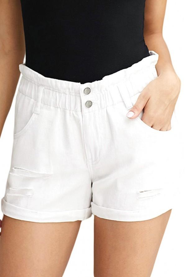 Bele kratke hlače Evelynn