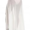 Belo maxi prosojno krilo Millie