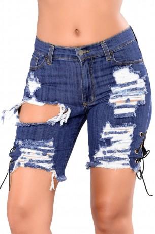 Bermuda kratke hlače Jaycee z zarezami