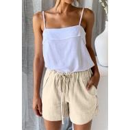 Bež kratke hlače Fally