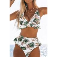Bikini komplet Mylah s potiskom rastlinja