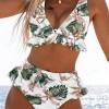 Bikini komplet Mylah s potiskom rastlinja
