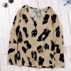 Bluza Brooklyn z dolgimi rokavi in leopardjim potiskom