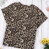 Bluza Sawyer z leopardjim potiskom in vozlom