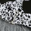 Črn bikini Niki z leopardjim motivom