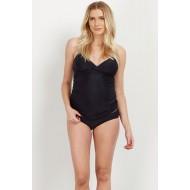 Črn bikini set Sophie za nosečnice