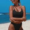 Črn dvodelen bikini komplet Madalyn
