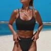 Črn dvodelen bikini komplet Madalyn