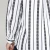 Črna bluza Marlee z V-izrezom