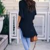 Črna kimono bluza Lauryn