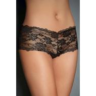 Črne čipkaste hlačke Arabella