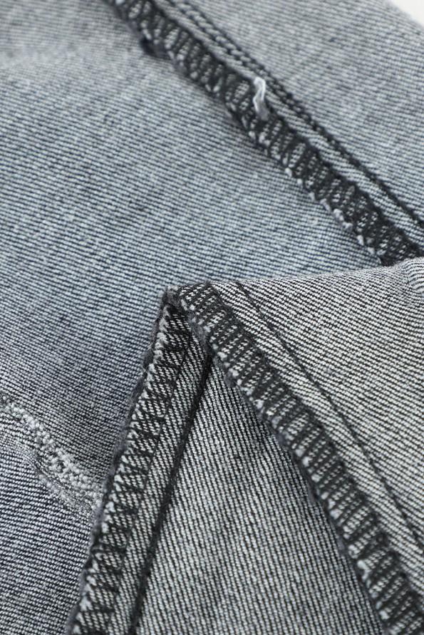 Črne raztrgane jeans kavbojke Sasha