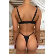 Črni komplet spodnjega perila Rebeca