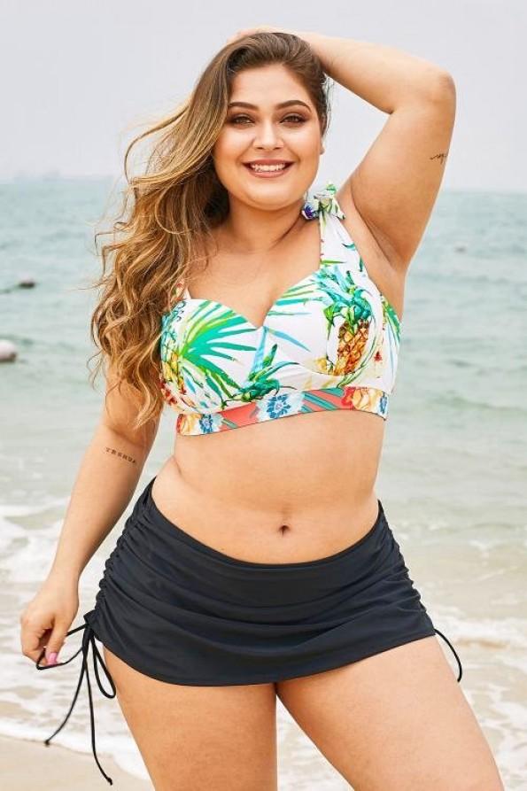 Črni spodnji del Kiara za kopanje za močnejše