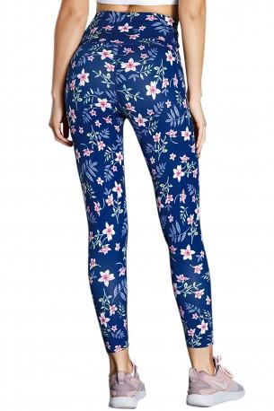 Cvetlične leggins Elliot z visokim pasom