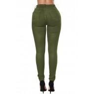 Denim hlače Evie z razrezanimi koleni