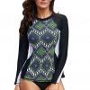 Edinstven tankini top Alayah s potiskom