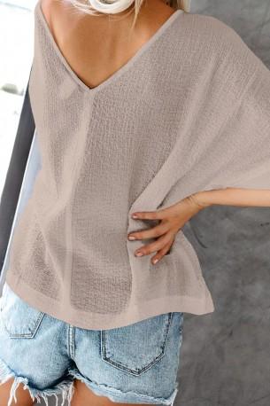 Elegantna bluza Willa marelične barve