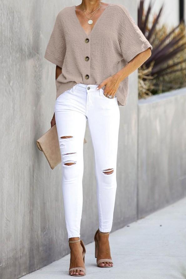 Elegantna bluza Willa marelične barve