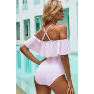 Enodelne bele  kopalke v obliki črtastih trakov Alayah